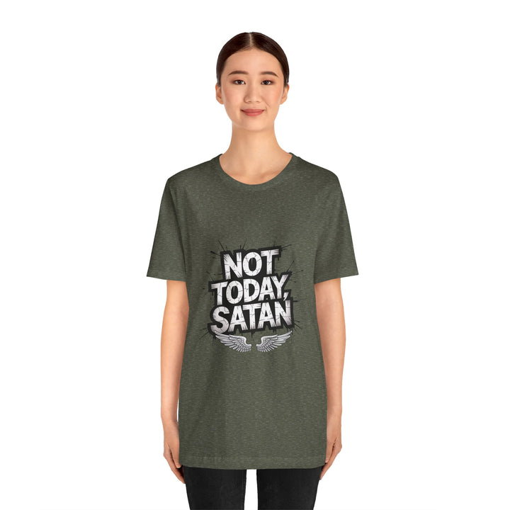 Not Today, Satan – Bold Christian Spiritual Warfare Shirt