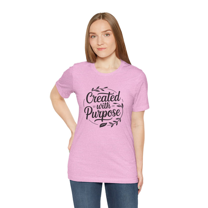 Created with Purpose – Inspirational Christian Identity Shirt