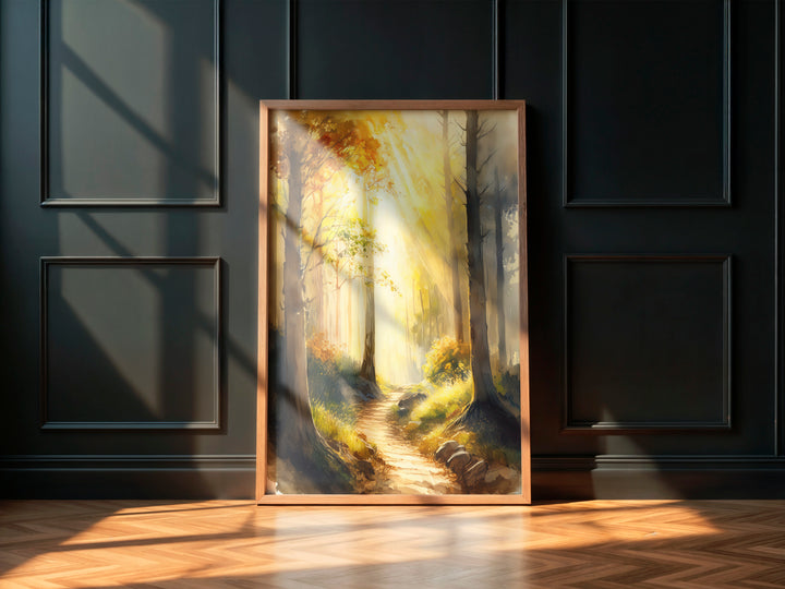 Near to the Brokenhearted – Watercolor Landscape Print Inspired by Psalm 34