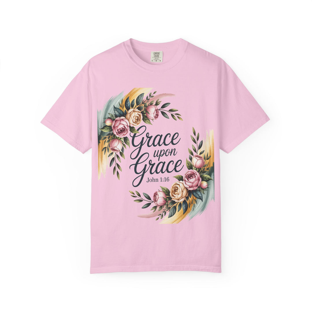 Grace Upon Grace Unisex T-shirt - John 1:16 Christian Gift for Women