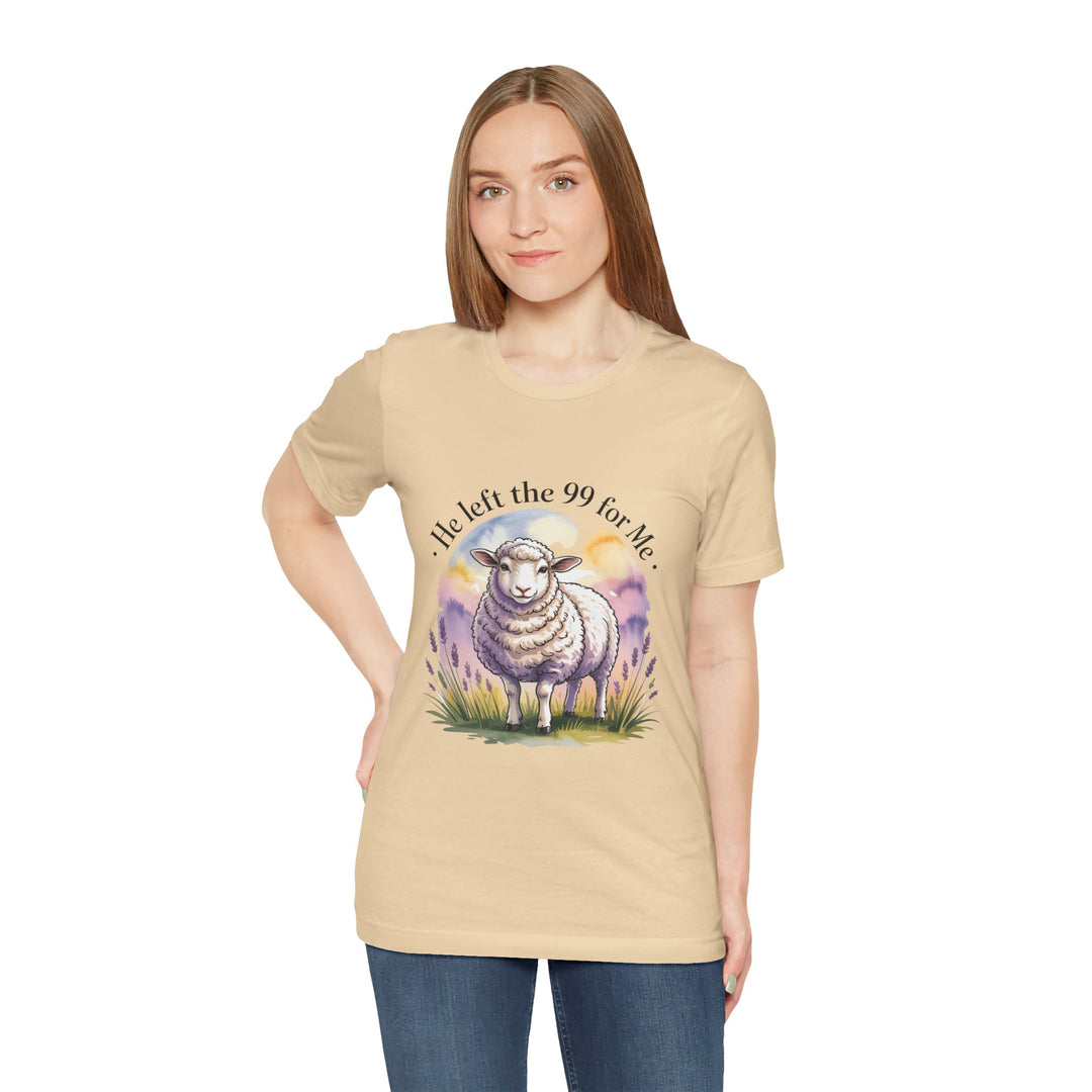 He Left the 99 for Me – Christian Lost Sheep Shirt