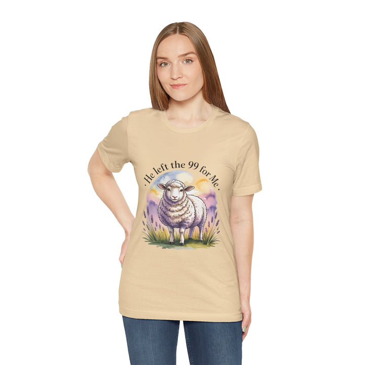 He Left the 99 for Me – Christian Lost Sheep Shirt