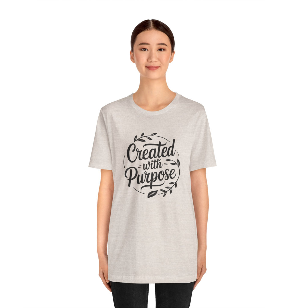 Created with Purpose – Inspirational Christian Identity Shirt