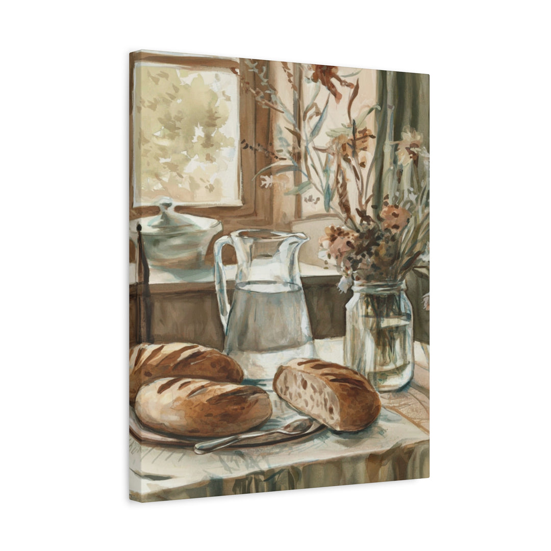 He Will Provide – Christian Kitchen Canvas Wall Art | Daily Bread Rustic Faith Decor