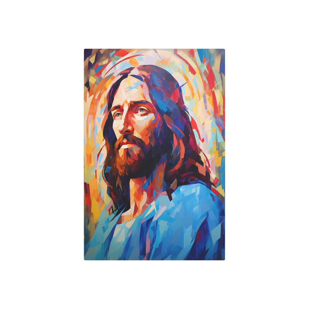 Religious Metal Art Sign - Inspirational Jesus Wall Decor