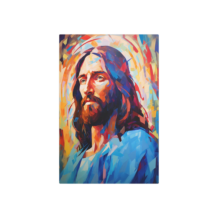 Religious Metal Art Sign - Inspirational Jesus Wall Decor