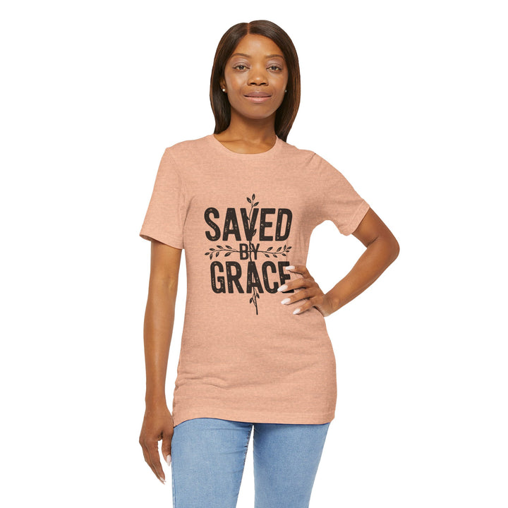 Saved by Grace – Vintage Christian Faith Shirt
