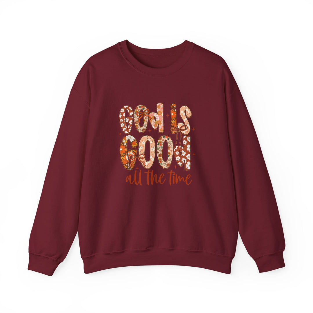 God Is Good Sweatshirt, Inspirational Crewneck, Cozy Fall Fashion, Unisex Apparel, Perfect Gift for Christians
