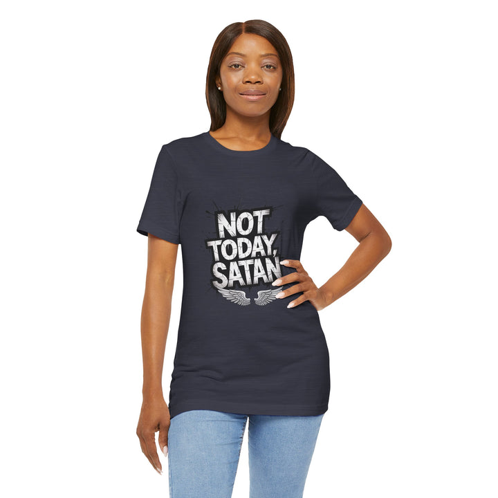 Not Today, Satan – Bold Christian Spiritual Warfare Shirt