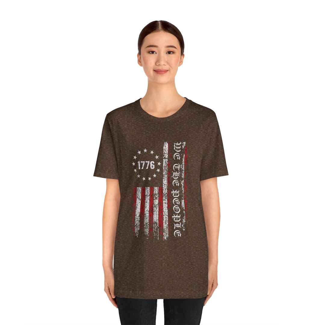 Patriotic Vintage Tee, 4th of July Shirt, Independence Day Gift, Unisex Graphic Tee, American Flag T-Shirt, Casual Wear