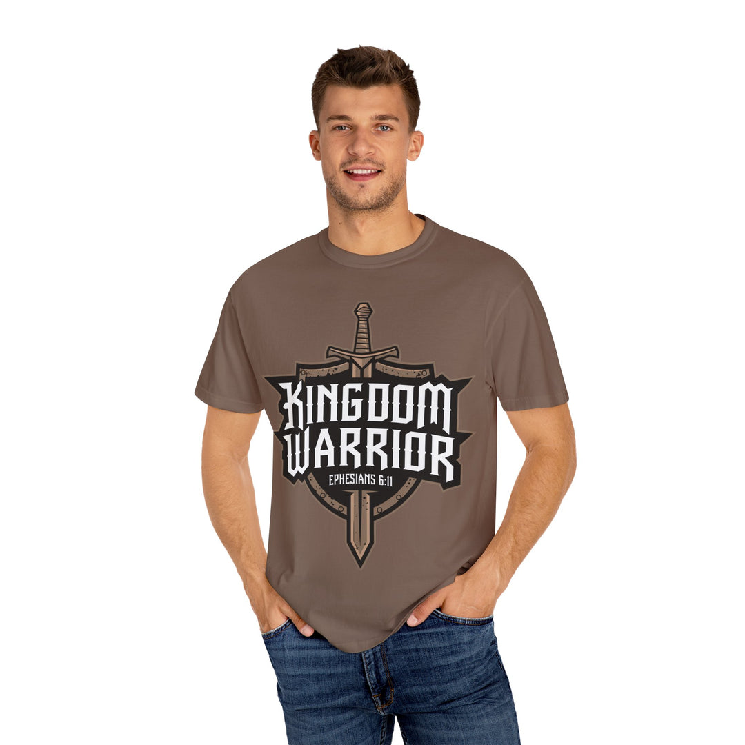 Kingdom Warrior T-Shirt – Christian Shield & Sword Design | Unisex Faith-Based Apparel