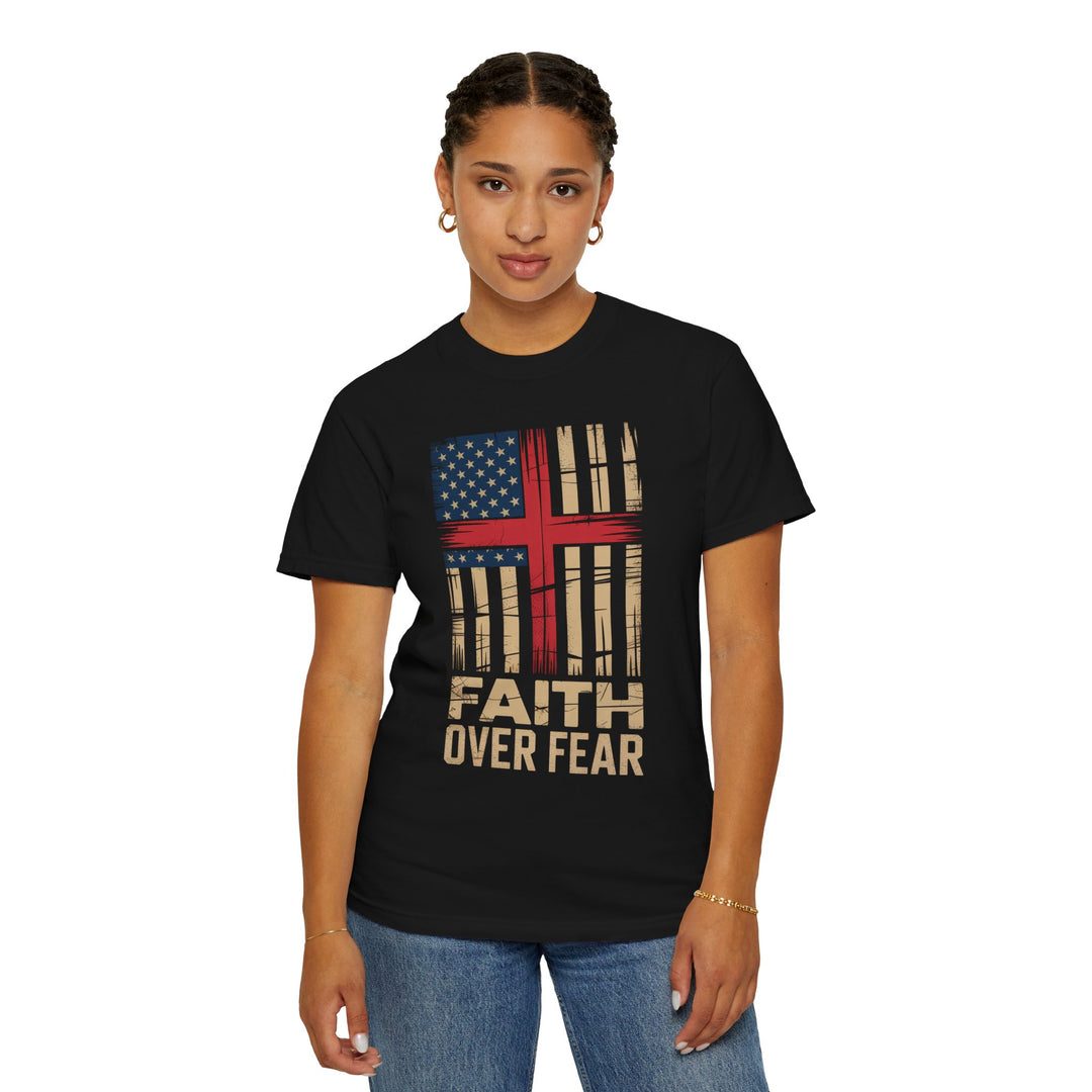 Faith Over Fear Patriotic T-shirt