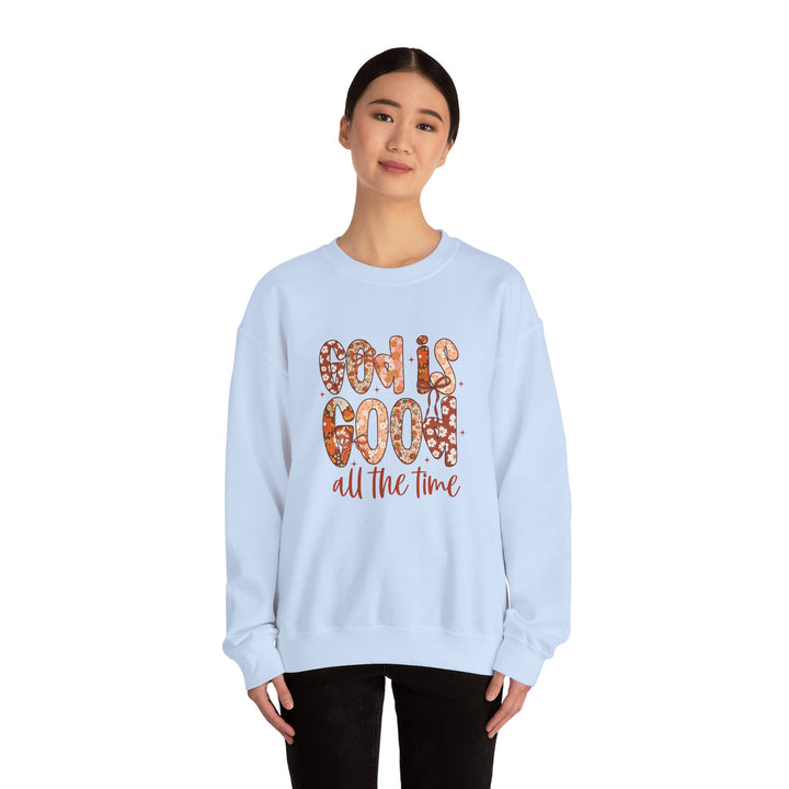 God Is Good Sweatshirt, Inspirational Crewneck, Cozy Fall Fashion, Unisex Apparel, Perfect Gift for Christians