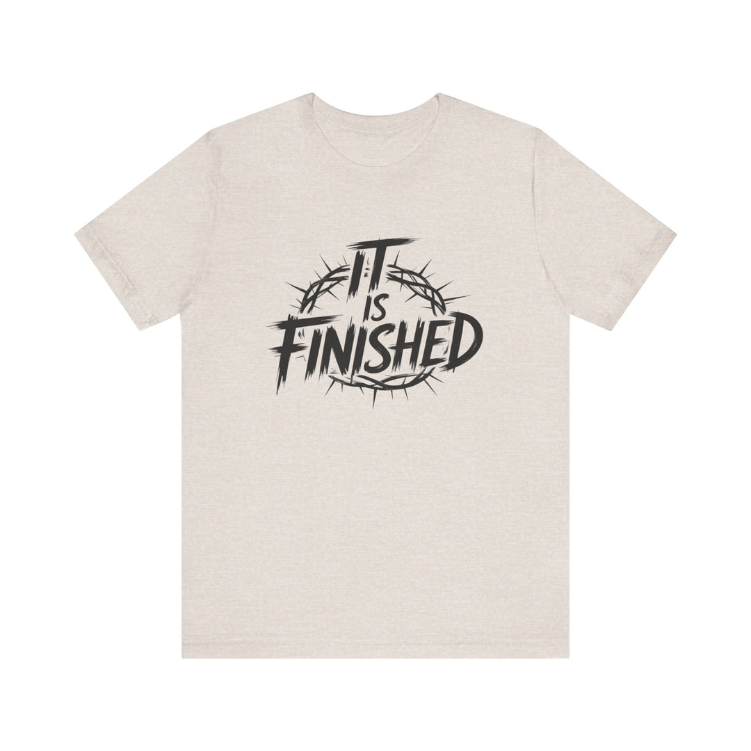 It Is Finished – Bold Christian Redemption Shirt (John 19:30)