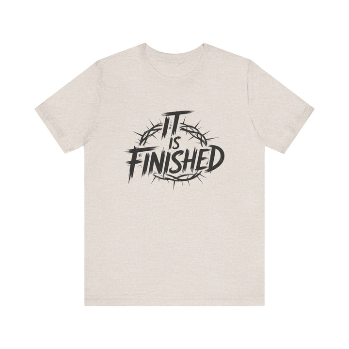 It Is Finished – Bold Christian Redemption Shirt (John 19:30)