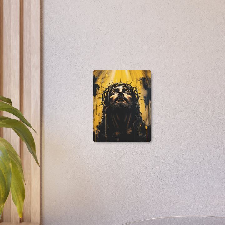 "Crown of Thorns - Crown of Glory" - Triumph Through Suffering Metal Wall Art
