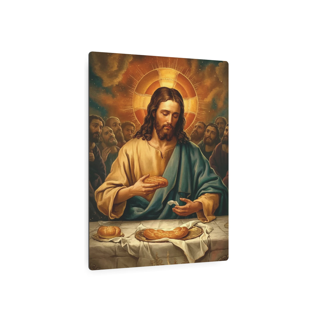 "The Last Supper - Breaking of Bread" - Sacred Metal Wall Art