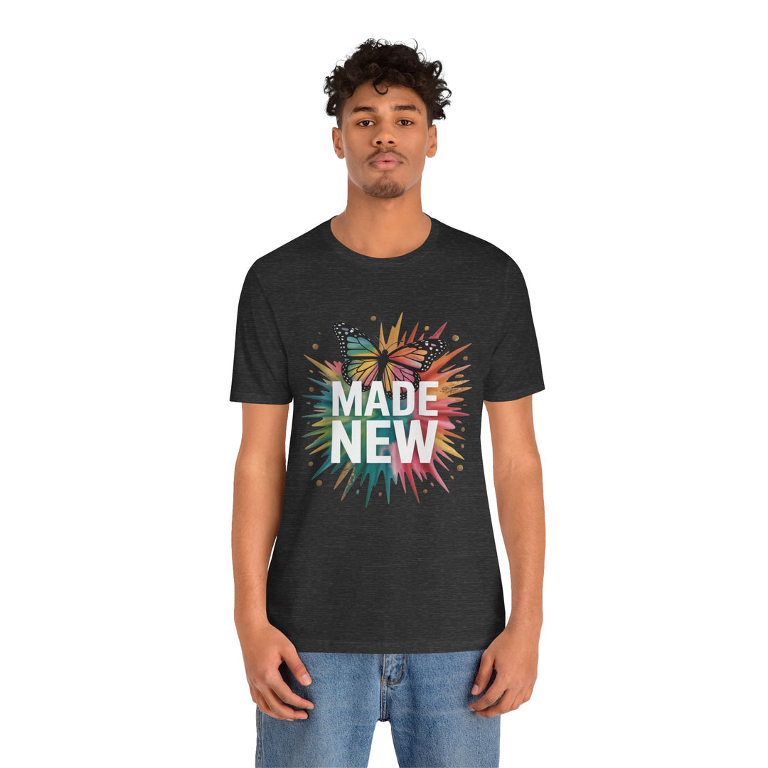 Made New – Christian Butterfly Transformation Shirt (2 Corinthians 5:17)