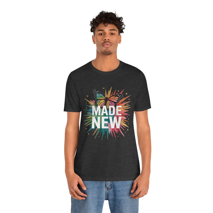Made New – Christian Butterfly Transformation Shirt (2 Corinthians 5:17)