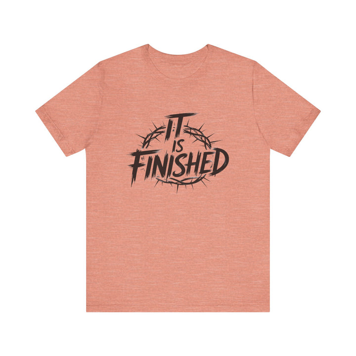 It Is Finished – Bold Christian Redemption Shirt (John 19:30)