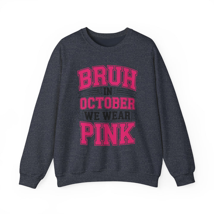 Pink October Awareness Sweatshirt, Cozy Crewneck, Breast Cancer Awareness, Gift for Supporters, Fashion for a Cause