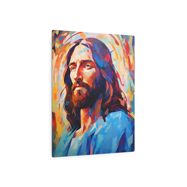 Religious Metal Art Sign - Inspirational Jesus Wall Decor