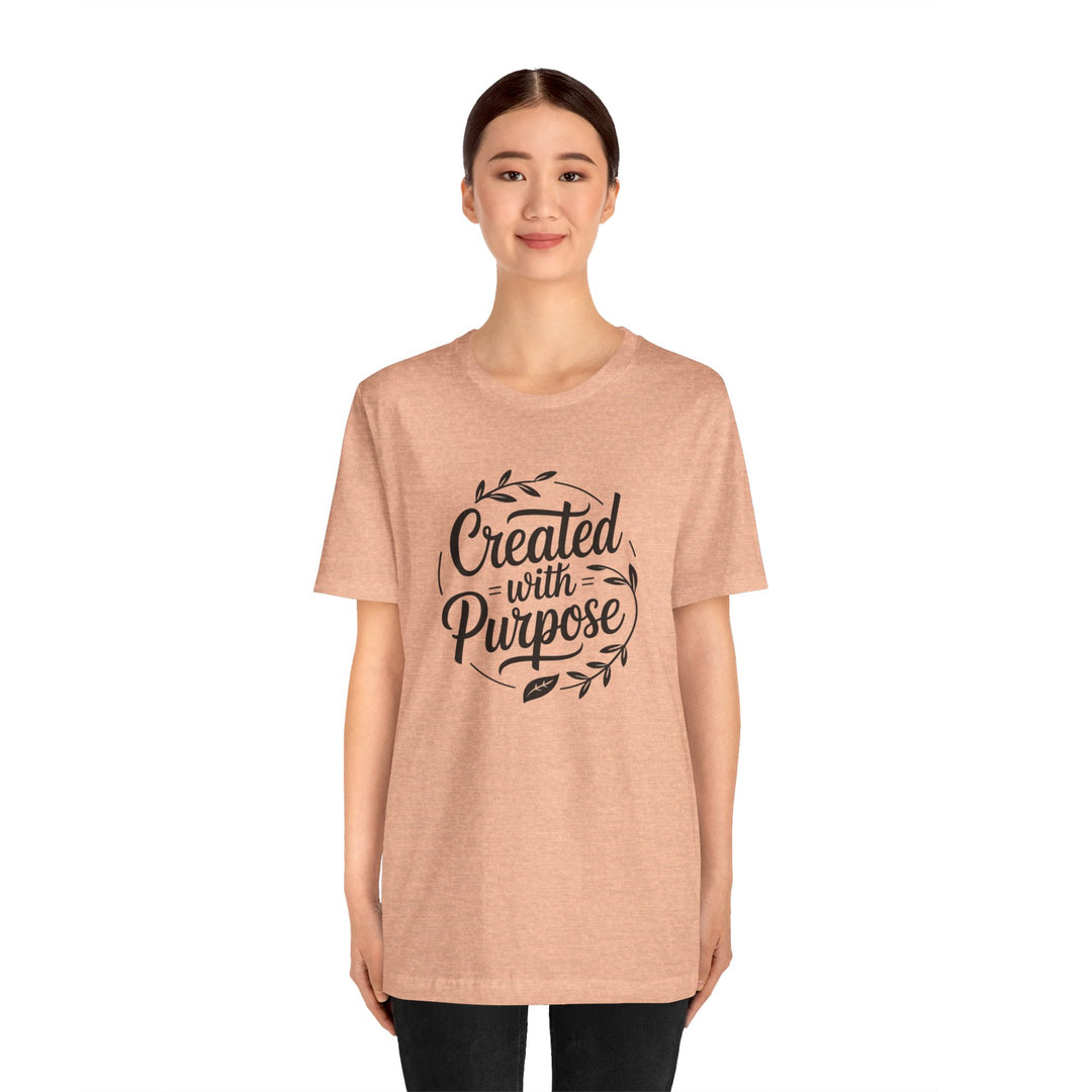 Created with Purpose – Inspirational Christian Identity Shirt