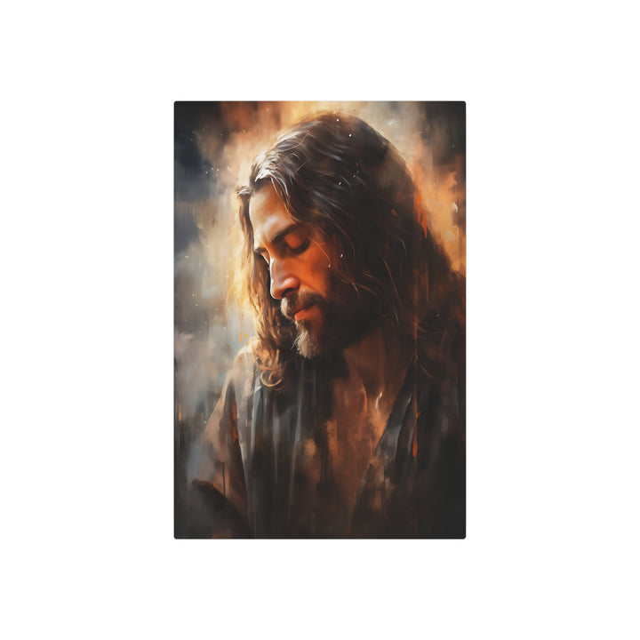 Inspirational Jesus Metal Art Sign - Faith Wall Decor