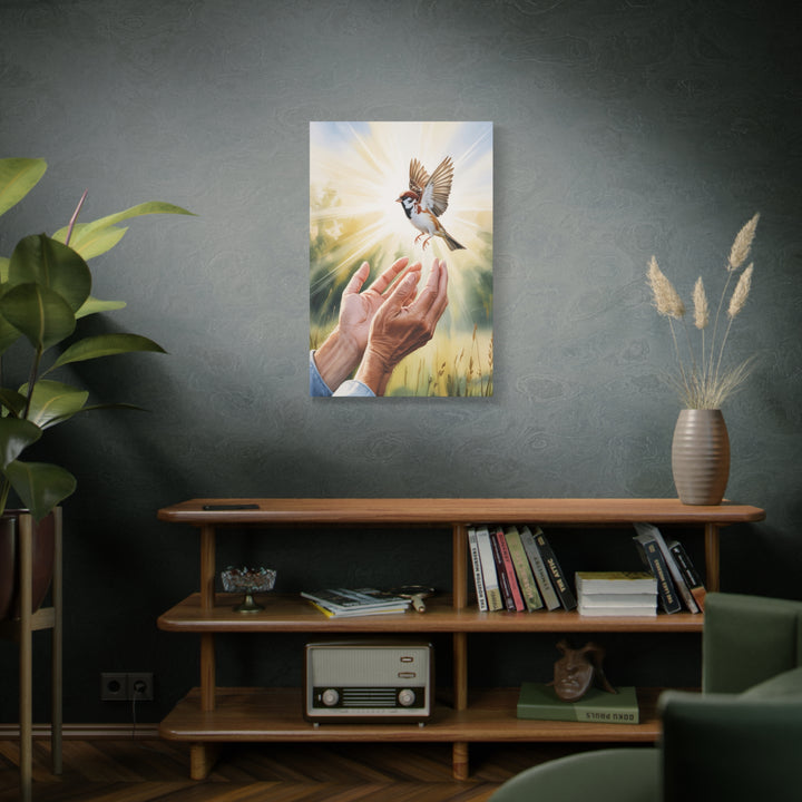 Cast Your Cares – 1 Peter 5:7 | Christian Wall Art for Peace and Encouragement
