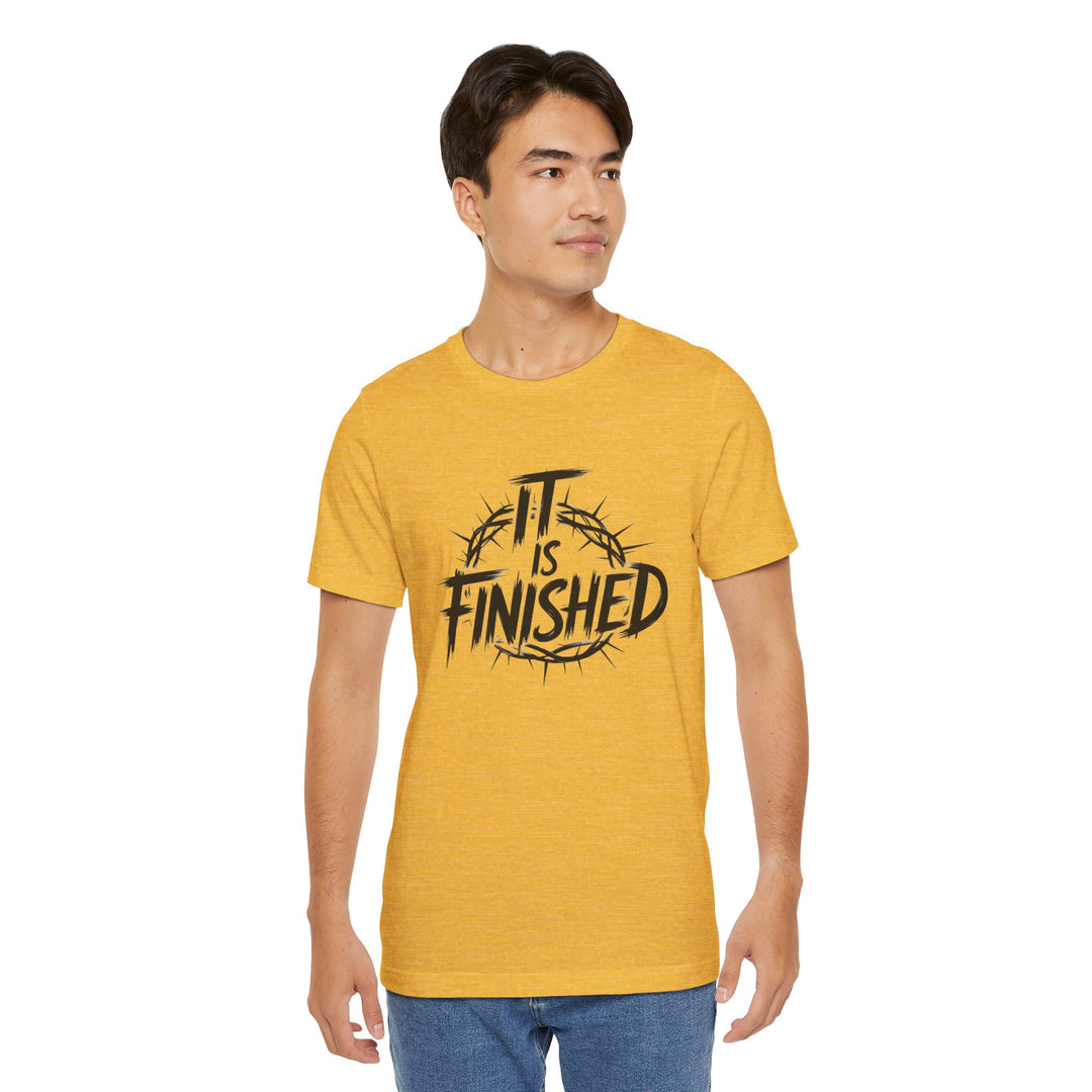 It Is Finished – Bold Christian Redemption Shirt (John 19:30)