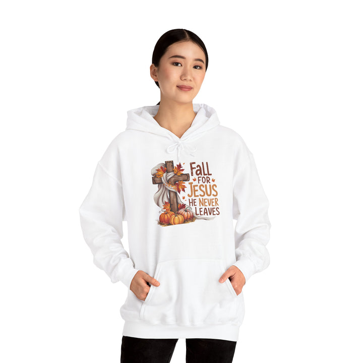 Christian Hoodie - Fall for Jesus Inspirational Unisex Sweatshirt