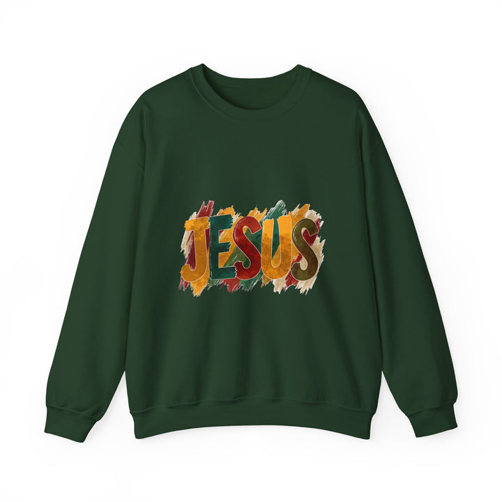 Faith-Inspired Crewneck Sweatshirt, Jesus Sweatshirt, Religious Apparel, Christian Gift, Spiritual Wear, Cozy Church Outfit