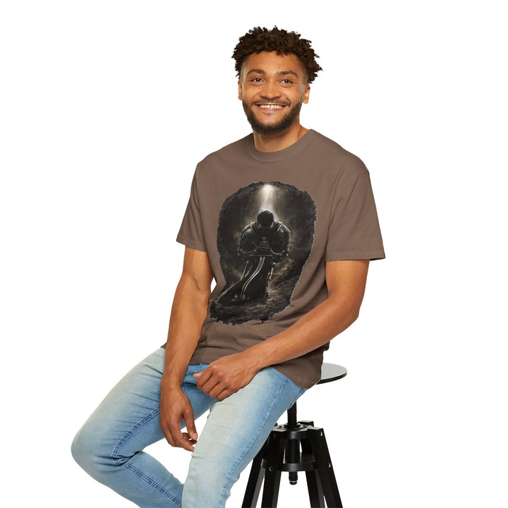 The Warrior Christian T-Shirt | Faith-Based Armor of God Shirt | Masculine Christian Graphic Tee