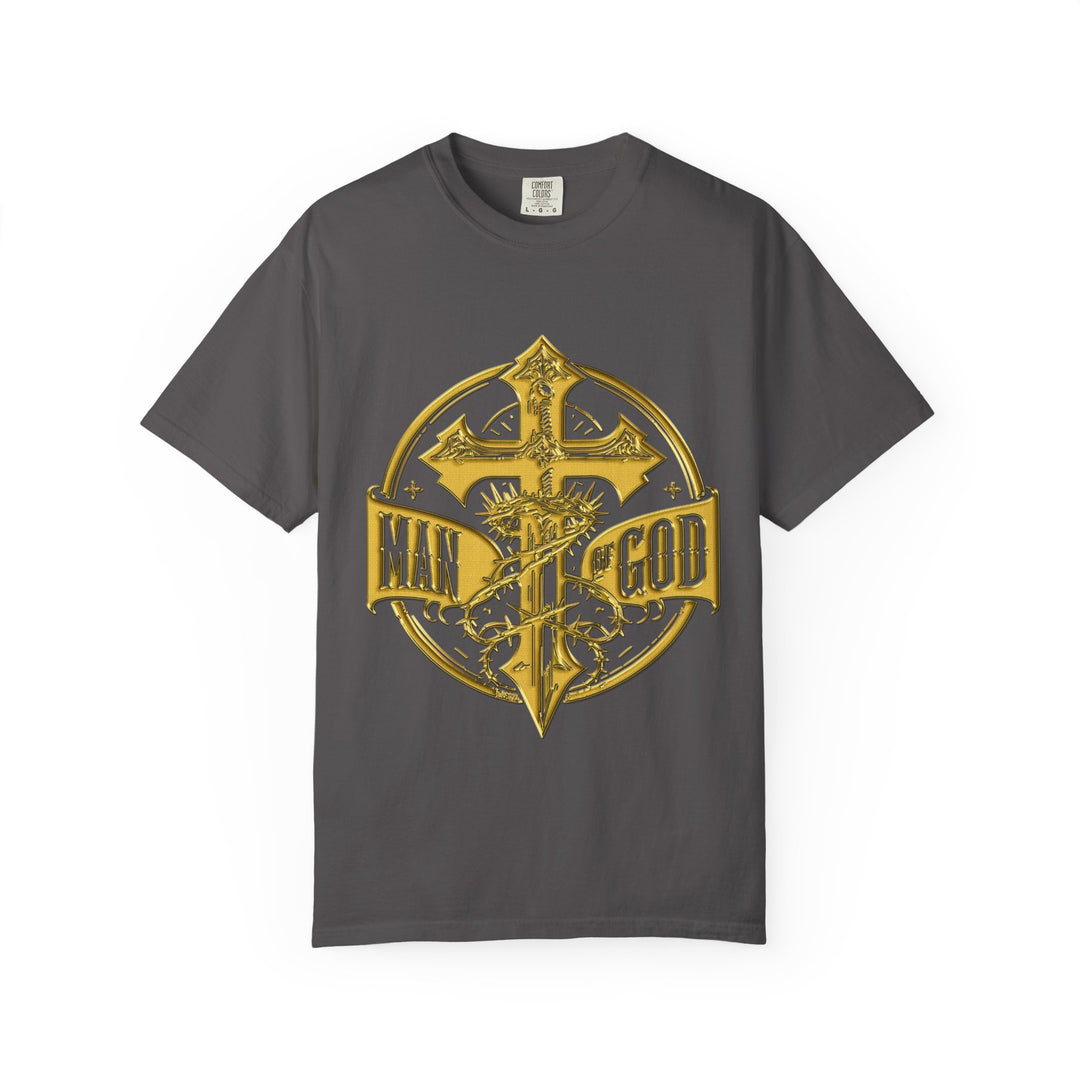 Warrior Spirit T-shirt - Royal Identity Gold Crest Design
