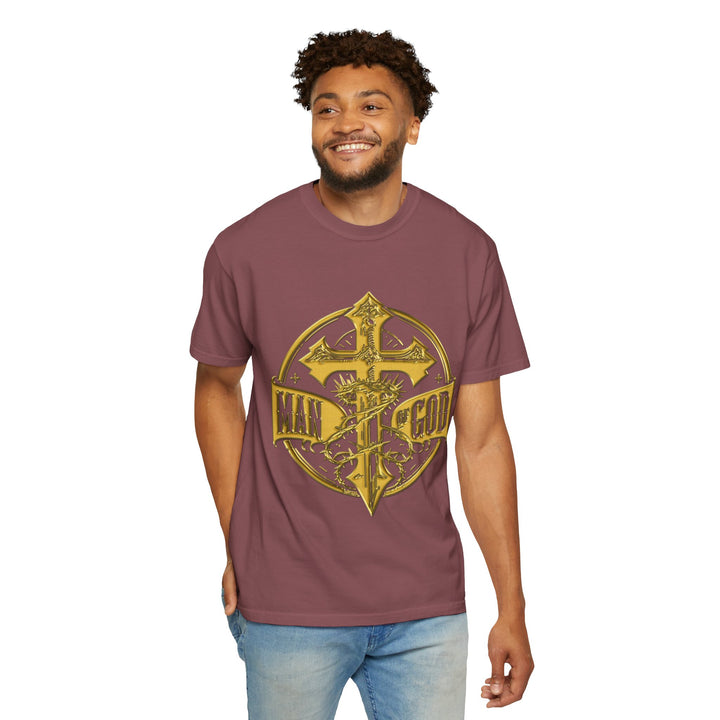 Warrior Spirit T-shirt - Royal Identity Gold Crest Design
