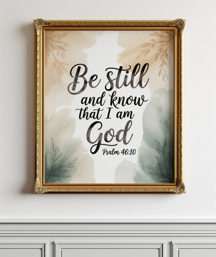 Be Still - Free Digital Print (Psalm 46:10)