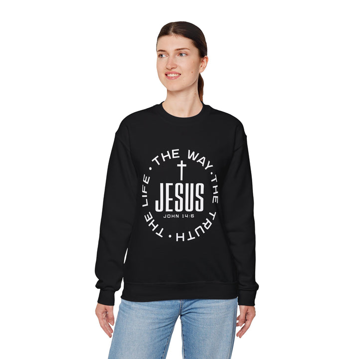 Jesus The Way, The Truth, and The Life Sweatshirt