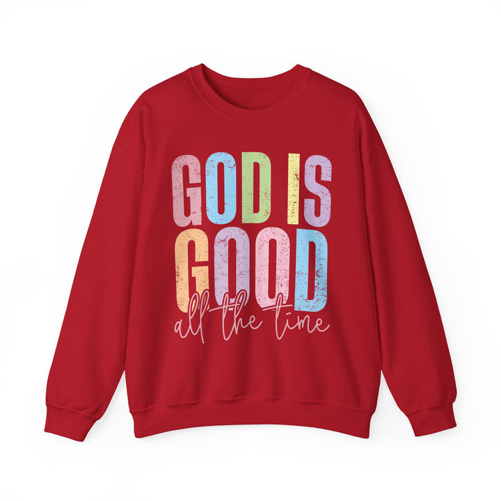 Inspirational God is Good Sweatshirt, Religious Crewneck, Faith-Based Apparel, Comfortable Casual Wear, Church Gift, Positive Vibes