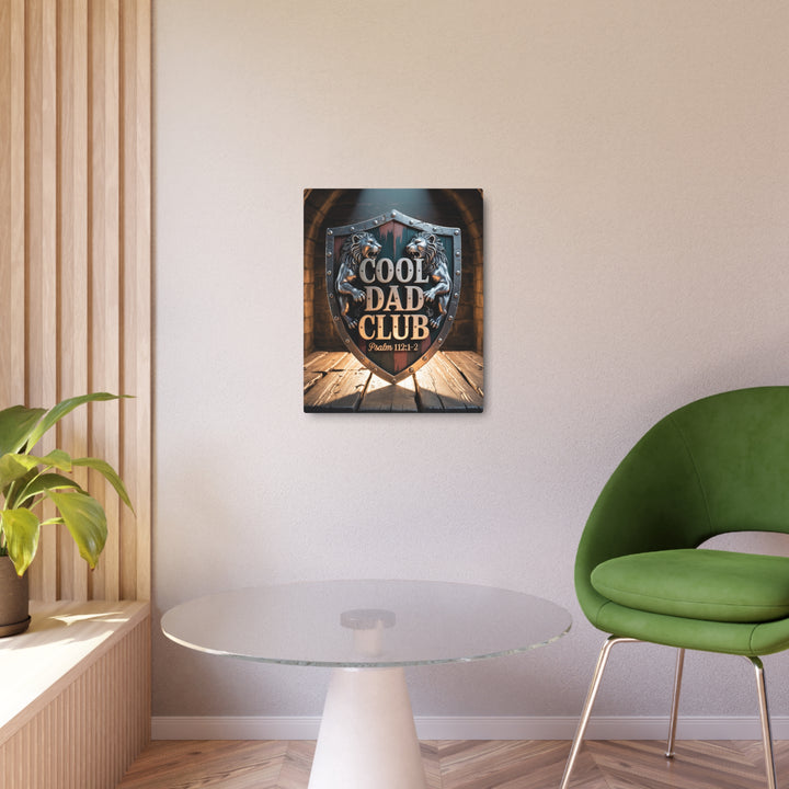 "Psalm 112 Shield" - Medieval Crest Scripture Metal Wall Art