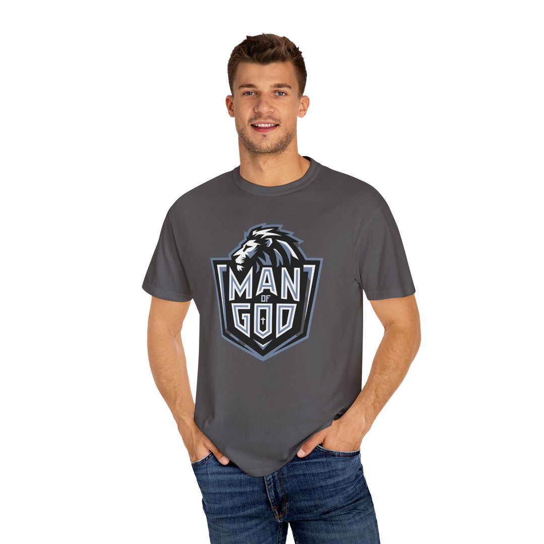 Christian Lion Shield Unisex Garment-Dyed T-shirt