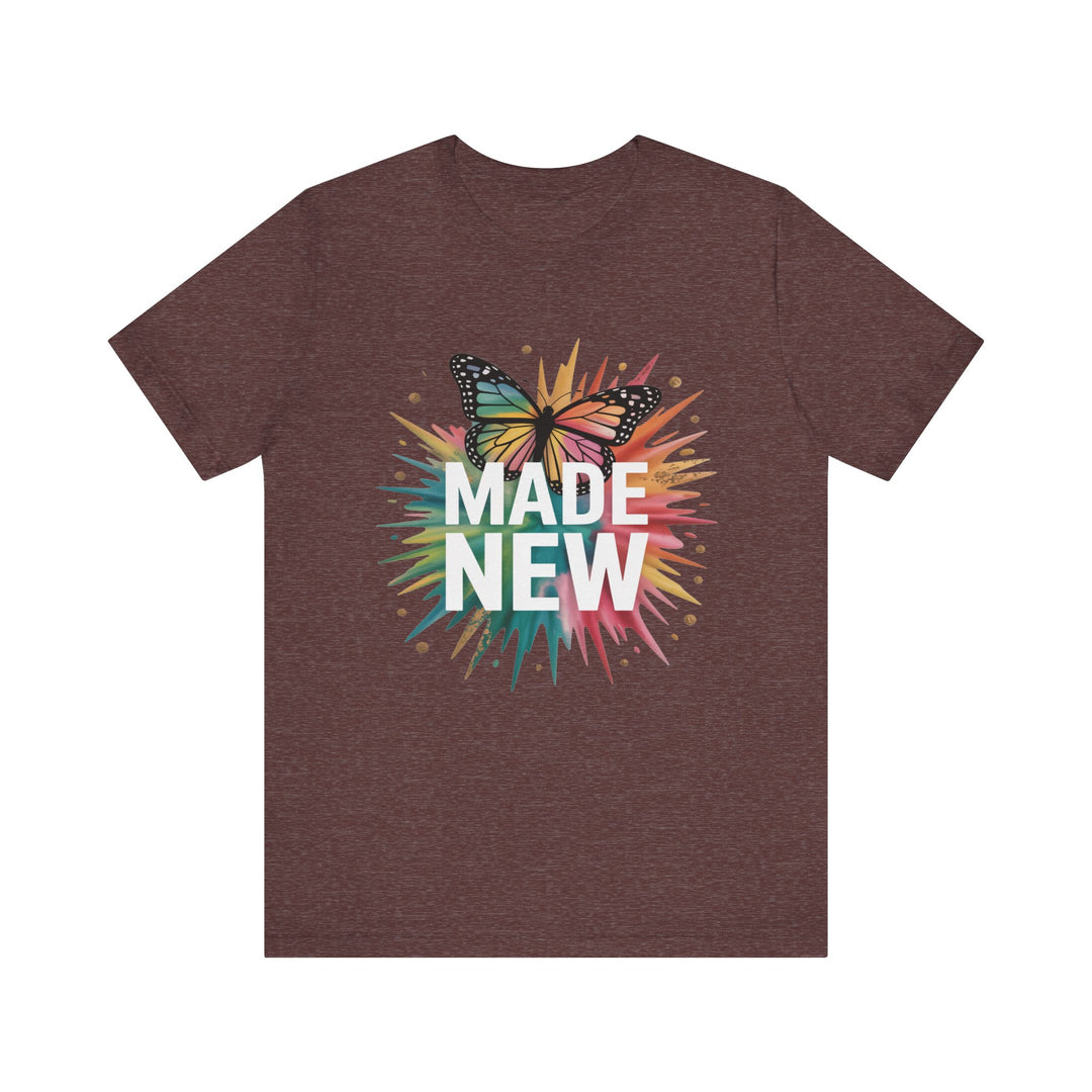 Made New – Christian Butterfly Transformation Shirt (2 Corinthians 5:17)