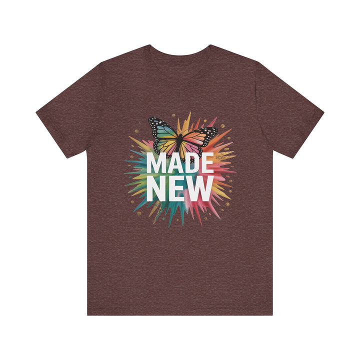 Made New – Christian Butterfly Transformation Shirt (2 Corinthians 5:17)