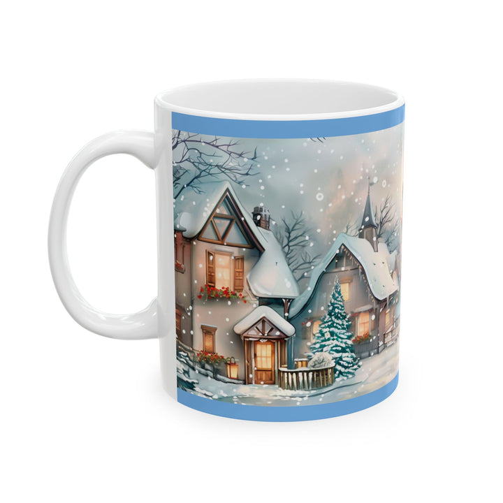 Winter Wonderland Ceramic Mug | Cozy Holiday Gift, Christmas Decor, Coffee Lover Mug, Festive Tea Cup, Snowy Scene