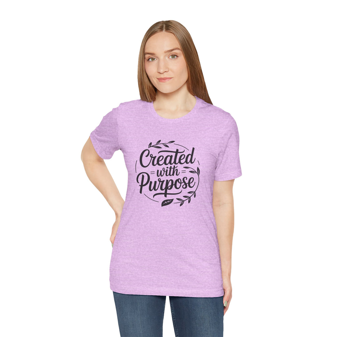Created with Purpose – Inspirational Christian Identity Shirt