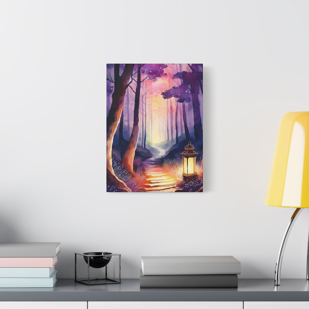 Canvas Print - Path of Light Lantern Twilight Psalm 119 Inspired