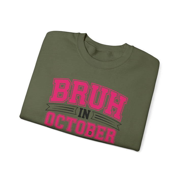 Pink October Awareness Sweatshirt, Cozy Crewneck, Breast Cancer Awareness, Gift for Supporters, Fashion for a Cause