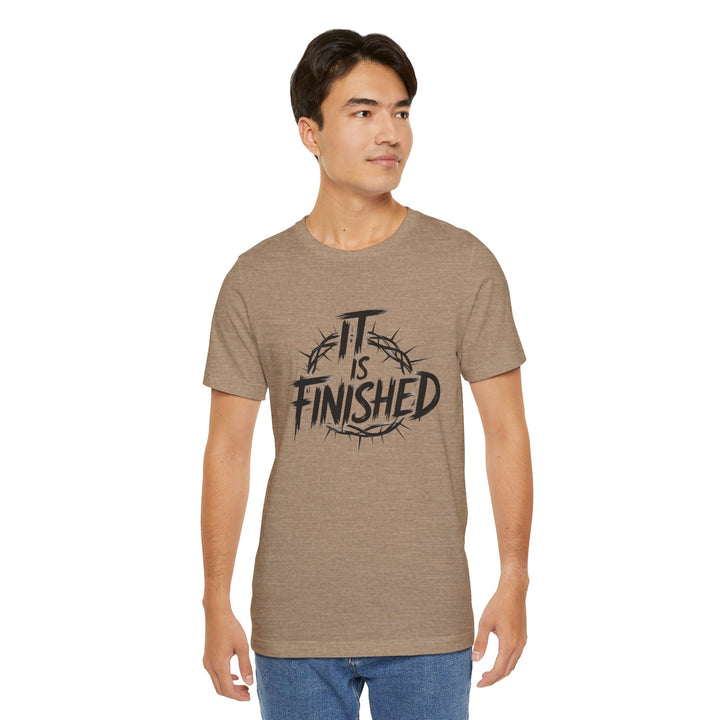 It Is Finished – Bold Christian Redemption Shirt (John 19:30)