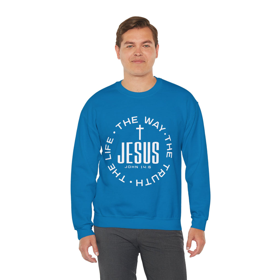 Jesus The Way, The Truth, and The Life Sweatshirt