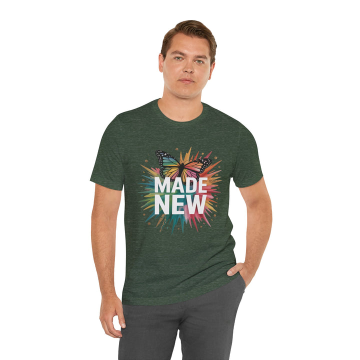 Made New – Christian Butterfly Transformation Shirt (2 Corinthians 5:17)