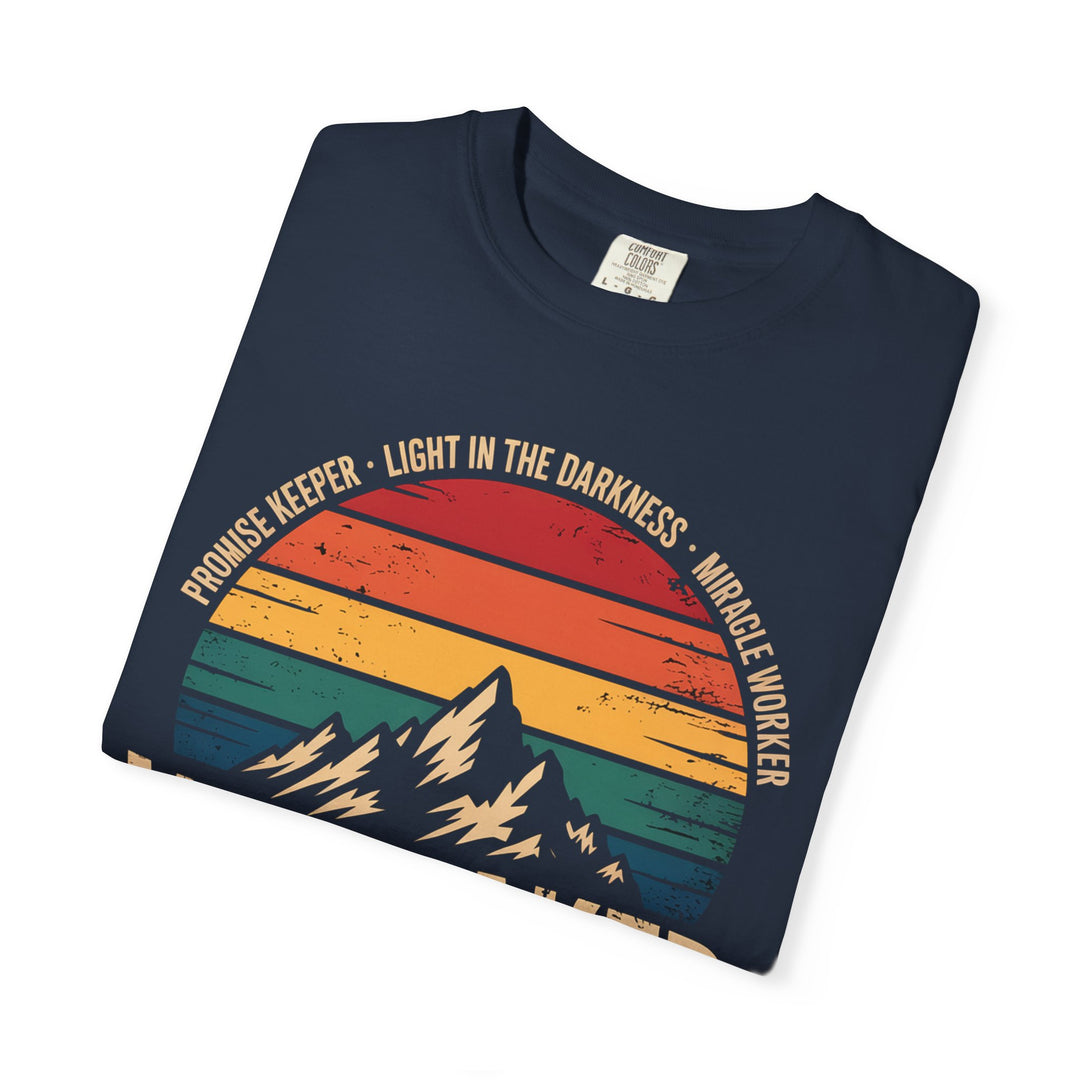 Waymaker Retro Christian T-Shirt - Isaiah 42:16 Vintage Sunset Design